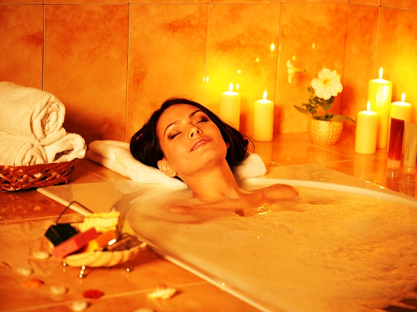 Spa-hangulat a fürdőszobában