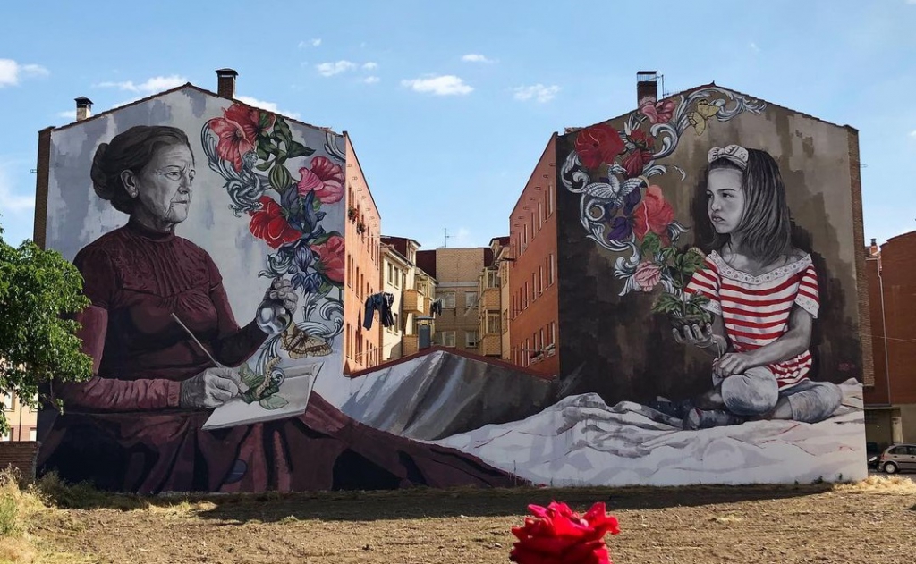 Hatalmas fotórealisztikus festmények tűzfalakon