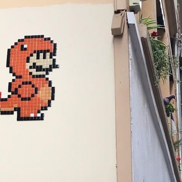 Vicces street art: Super Mario ihlette karakterek a falakon
