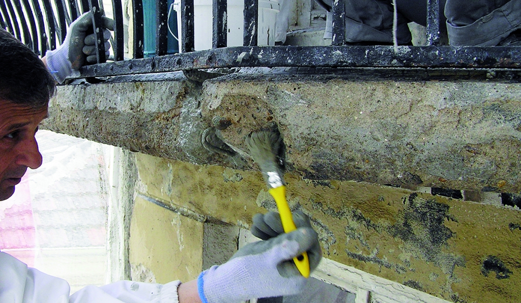 Betonszerkezetek esztétikai javítása Baumit BetoSystem rendszerrel