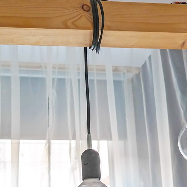Gerendalámpa LED-ekkel: rusztikus dizájn saját kezűleg