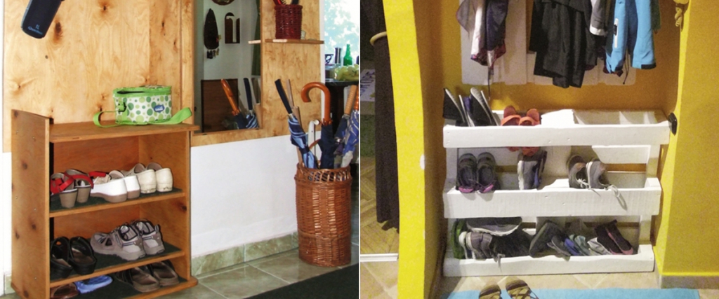 Saját kezűleg készített előszobafalak