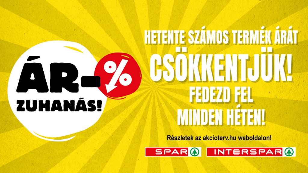 Olcsóbb árak a Sparban! (x)