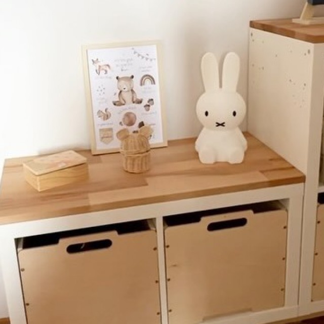Hangulatos kuckó a gyerekszobába egyszerű IKEA bútorokból