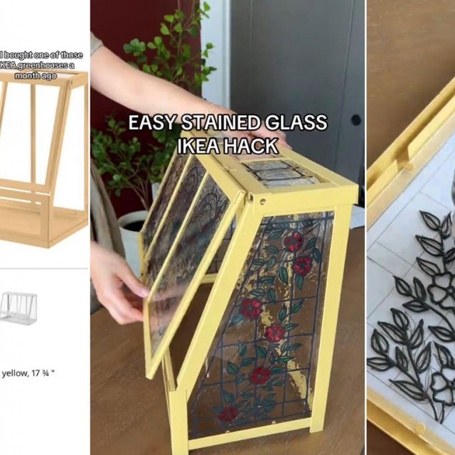 Extra könnyű IKEA-trükk: így varázsolhatsz ólomüveget erre a mini üvegházra – Videó