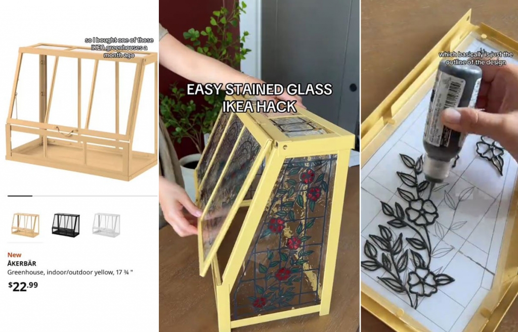 Extra könnyű IKEA-trükk: így varázsolhatsz ólomüveget erre a mini üvegházra – Videó