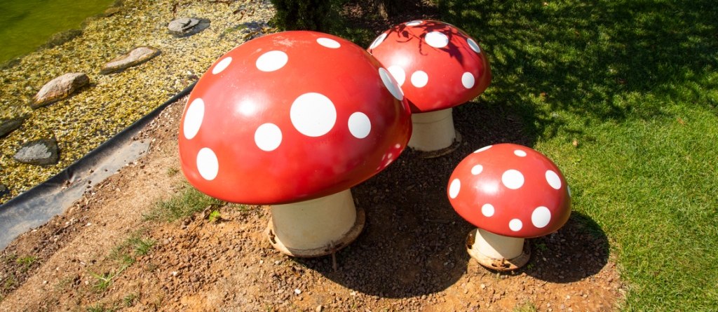 Ideje díszíteni! 3 DIY dekoráció a kertbe, amit a ősz kedvencei, a gombák ihlettek