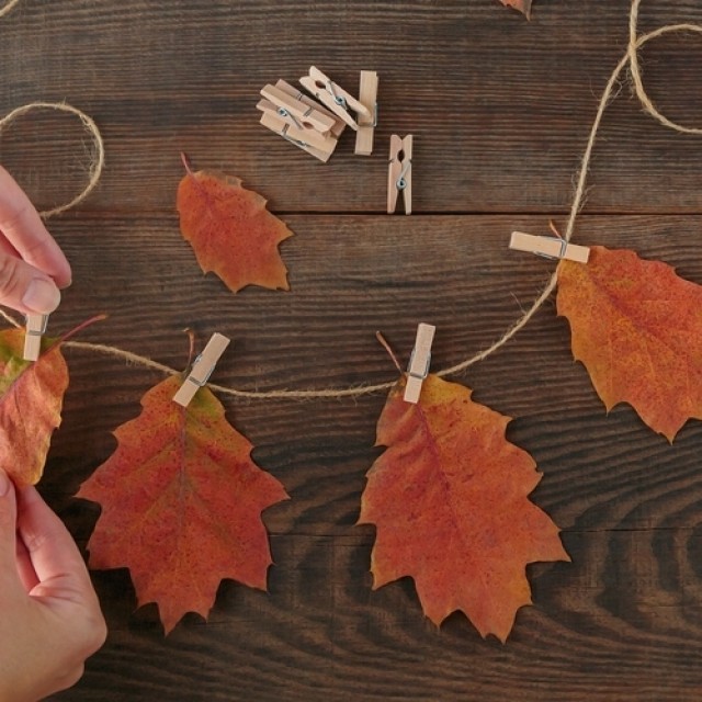 Viaszolj őszi faleveleket, készíts belőlük varázslatos füzéreket otthonra!