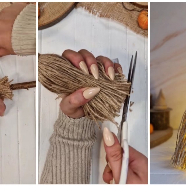 Készíts mini boszorkány seprűt mindössze néhány hozzávalóból: remek dísz lehet őszre!