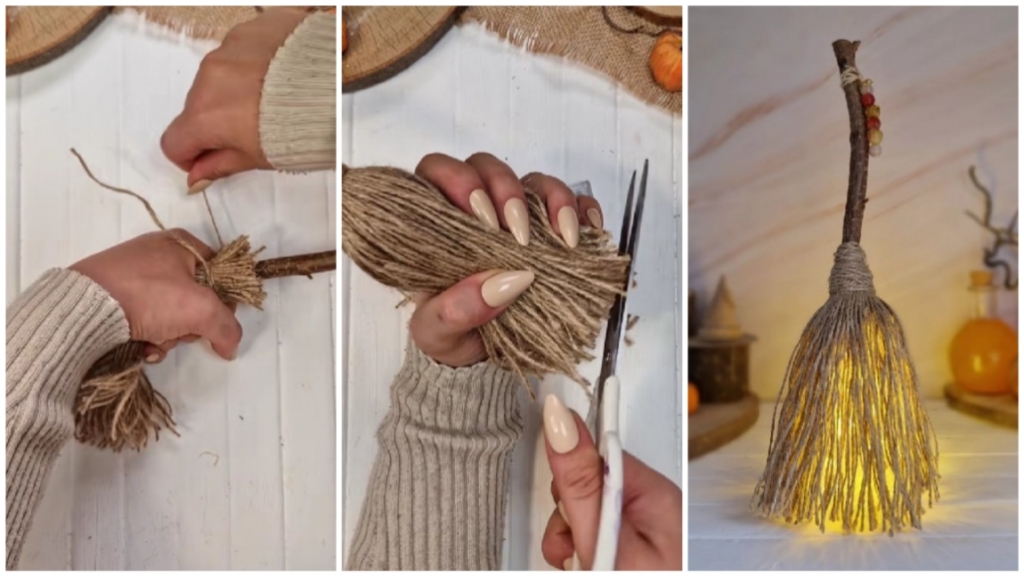 Készíts mini boszorkány seprűt mindössze néhány hozzávalóból: remek dísz lehet őszre! Készíts mini boszorkány seprűt mindössze néhány hozzávalóból: remek dísz lehet őszre!